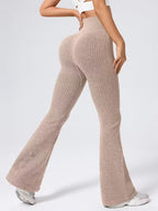 Ribbed Seamless Flare Leggings