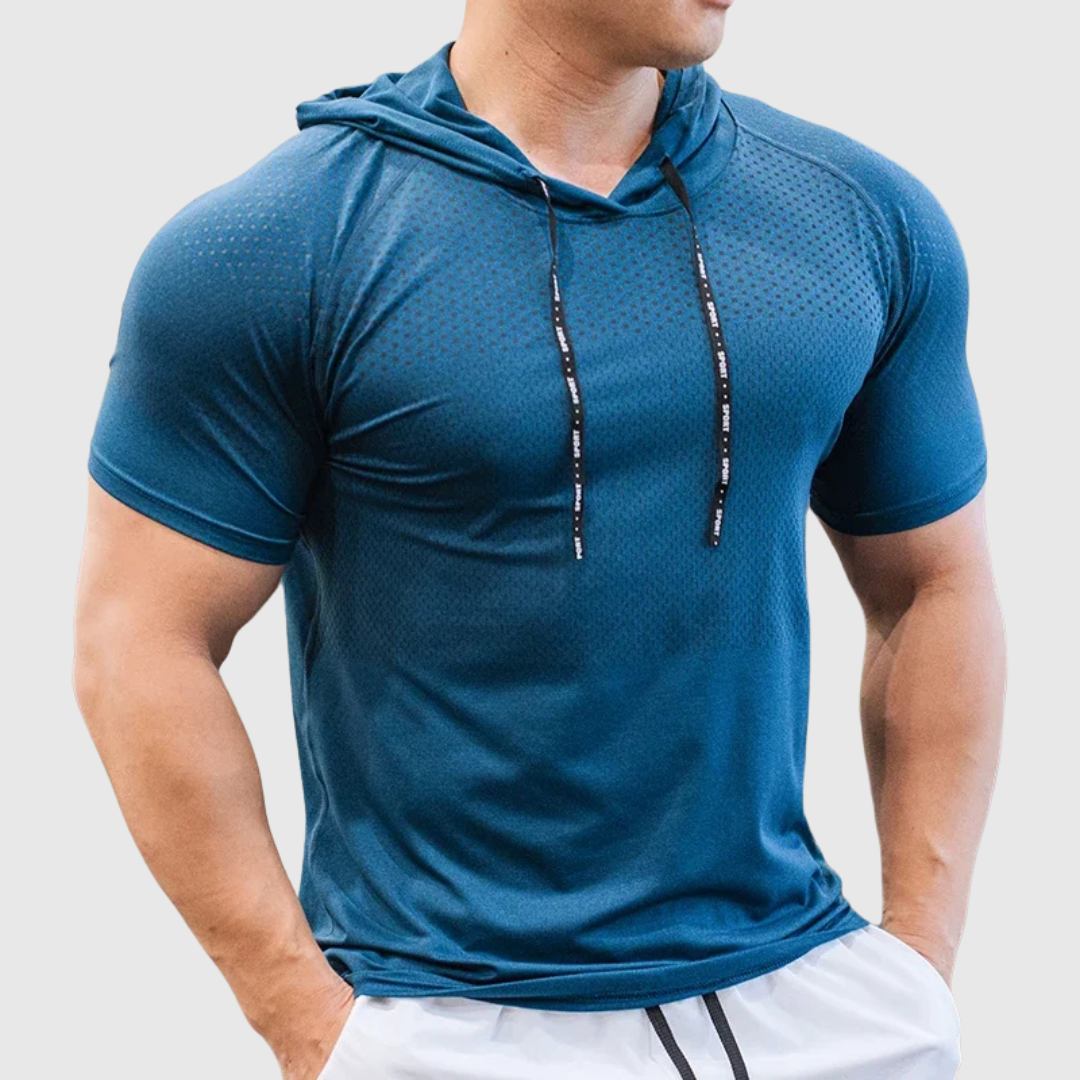 Muscle Short Sleeve Hoodie
