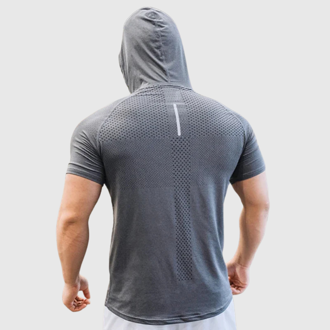 Muscle Short Sleeve Hoodie