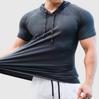 Muscle Short Sleeve Hoodie