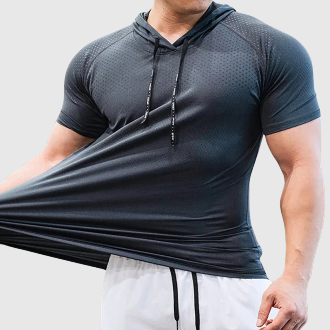 Muscle Short Sleeve Hoodie