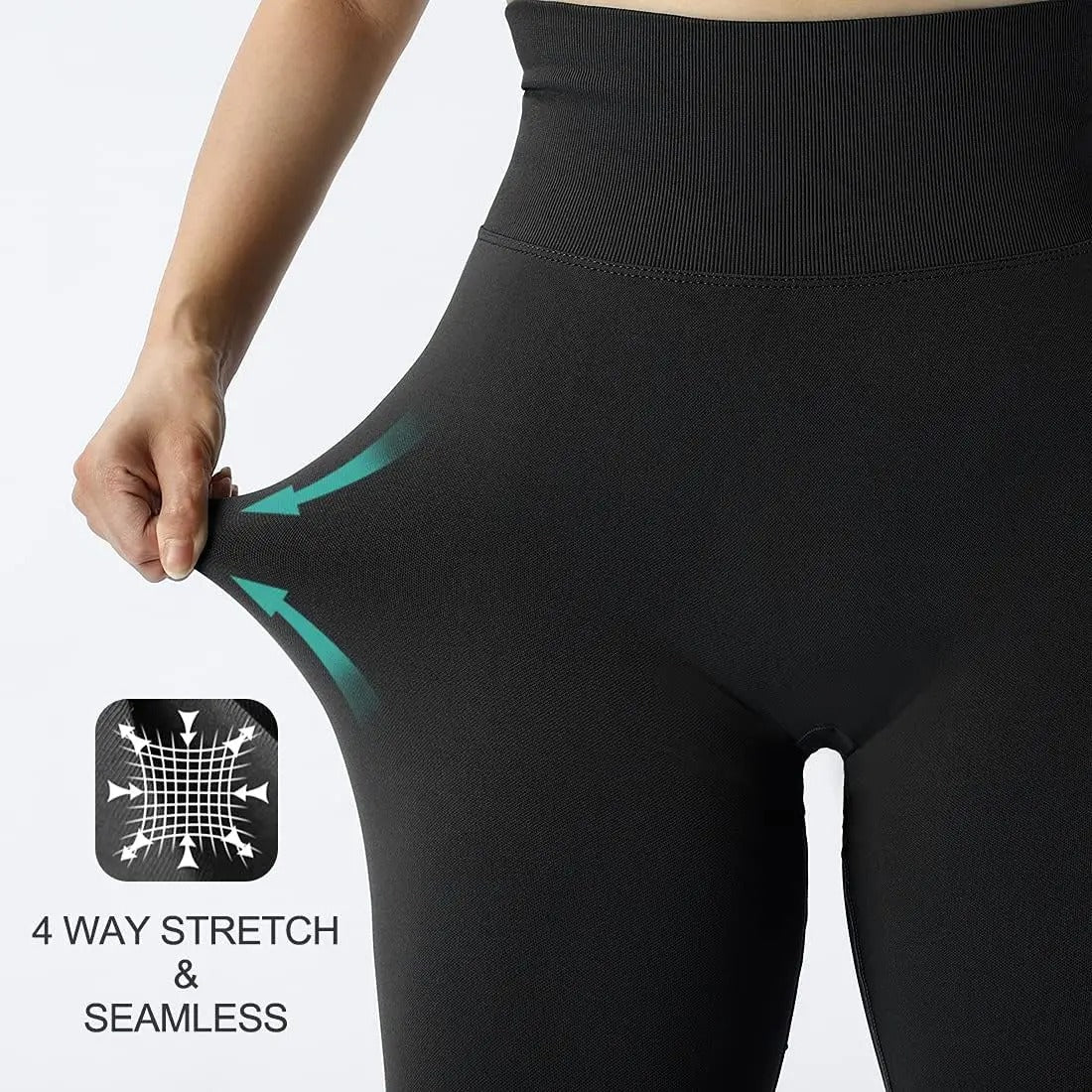 Seamless Leggings – High-Waisted and Figure-Flattering Design