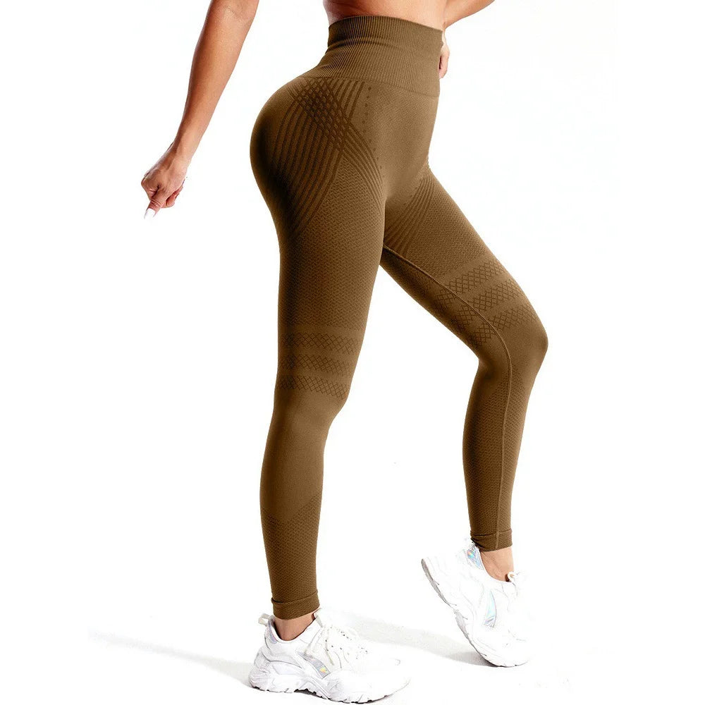 Sleek High-Waist Sculpting Compression Leggings