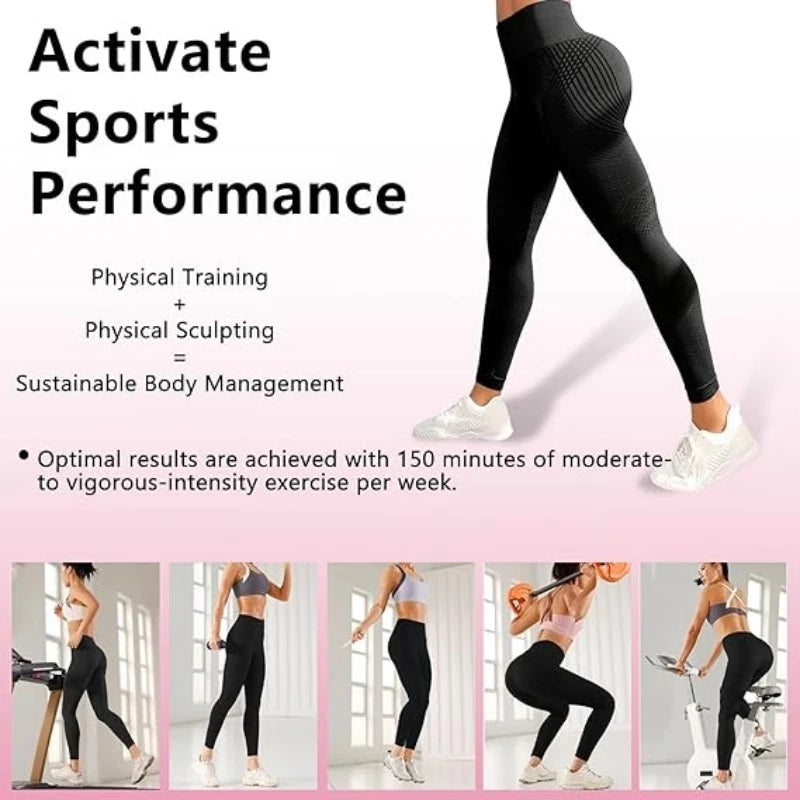 Sleek High-Waist Sculpting Compression Leggings