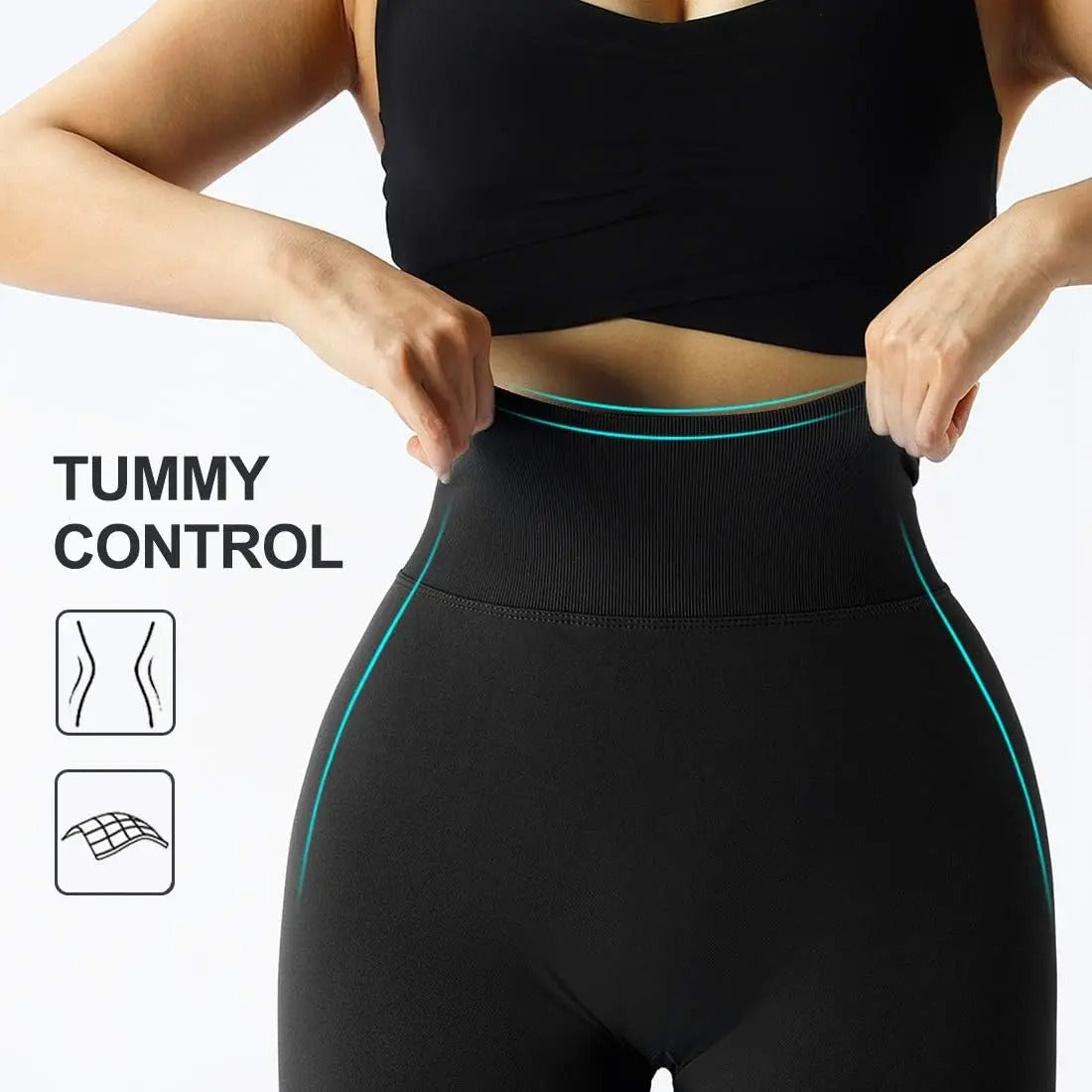Seamless Leggings – High-Waisted and Figure-Flattering Design
