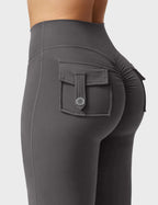 Cargo Flare Fitness Leggings