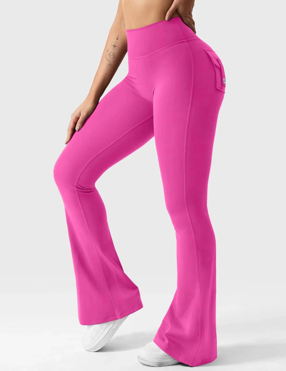 Cargo Flare Fitness Leggings