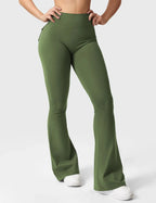 Cargo Flare Fitness Leggings