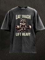 Eat Trash Lift Heavy Washed T-Shirt