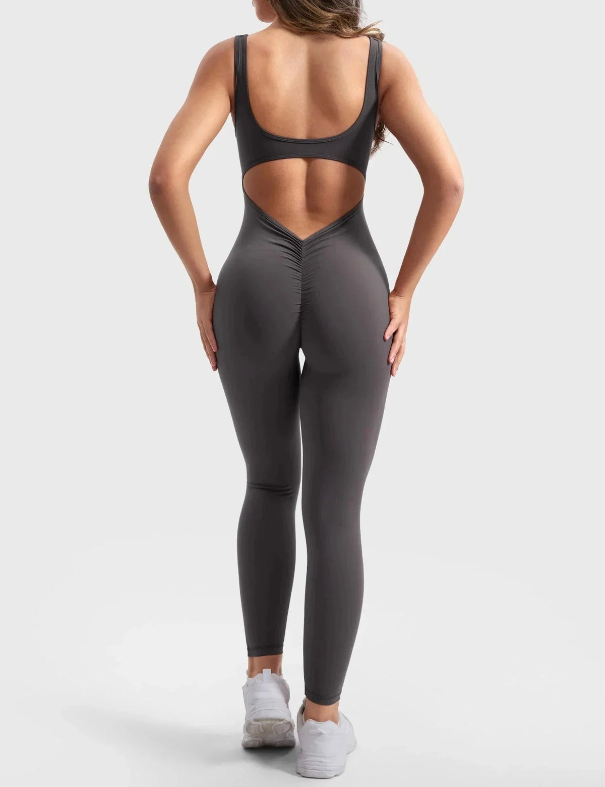 Jumpsuit with a V-back