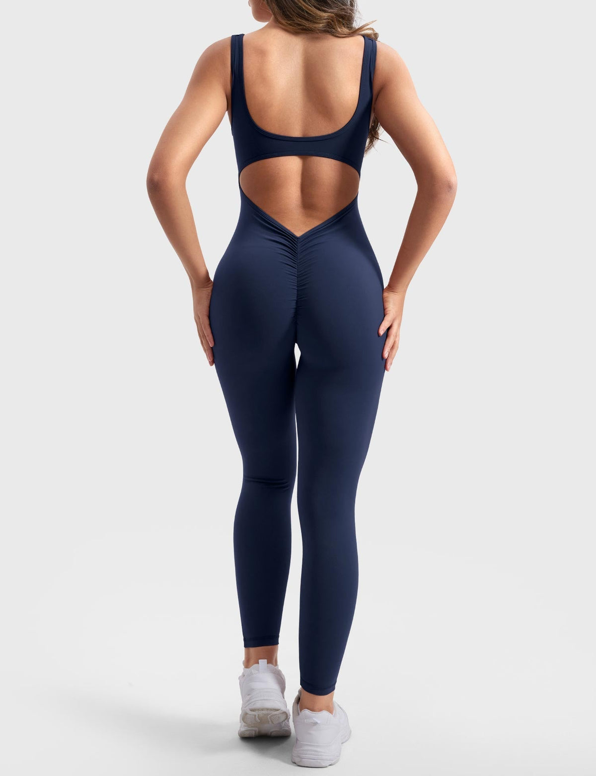 Jumpsuit with a V-back