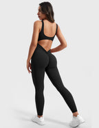 Jumpsuit with a V-back
