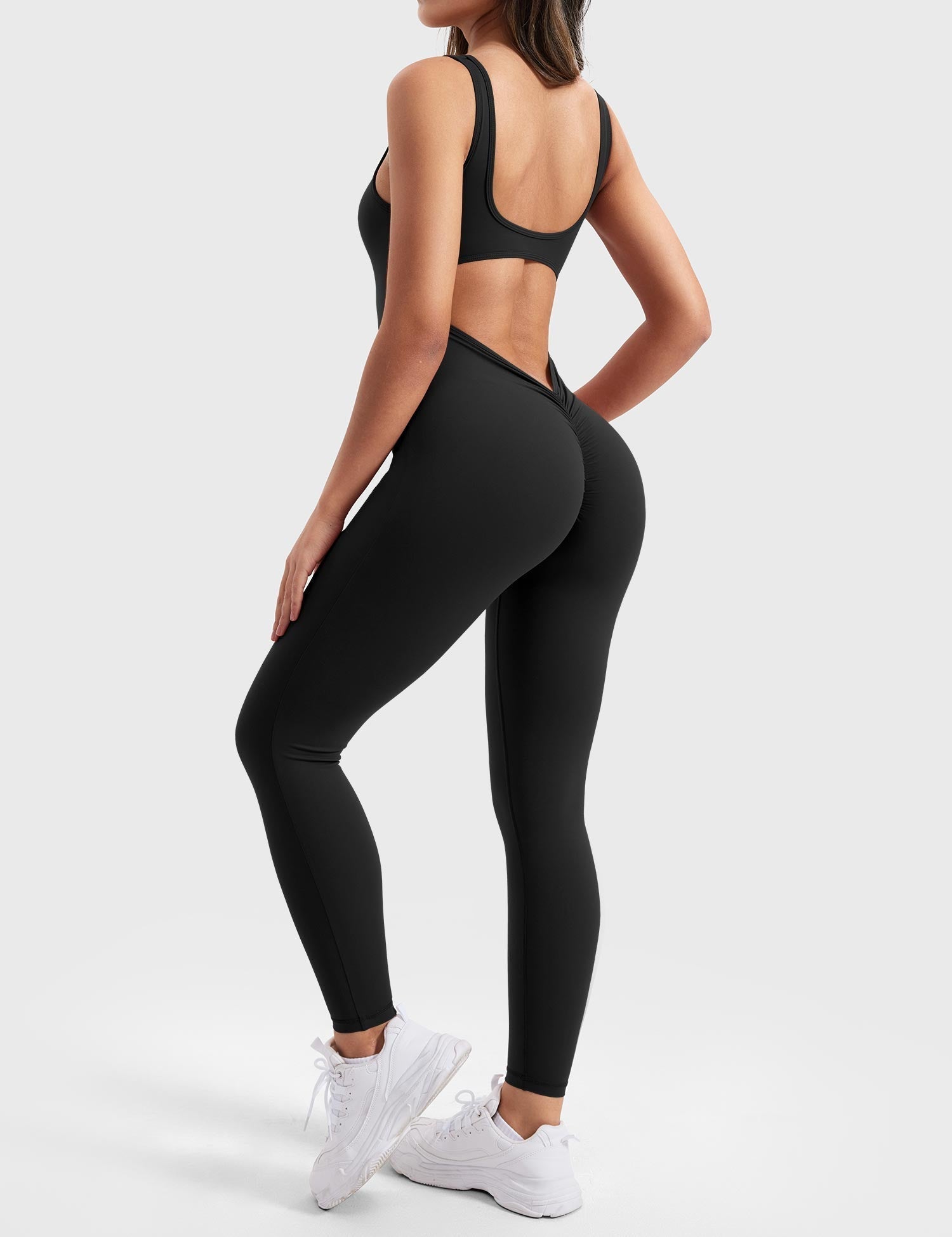 Jumpsuit with a V-back