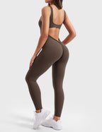 Jumpsuit with a V-back
