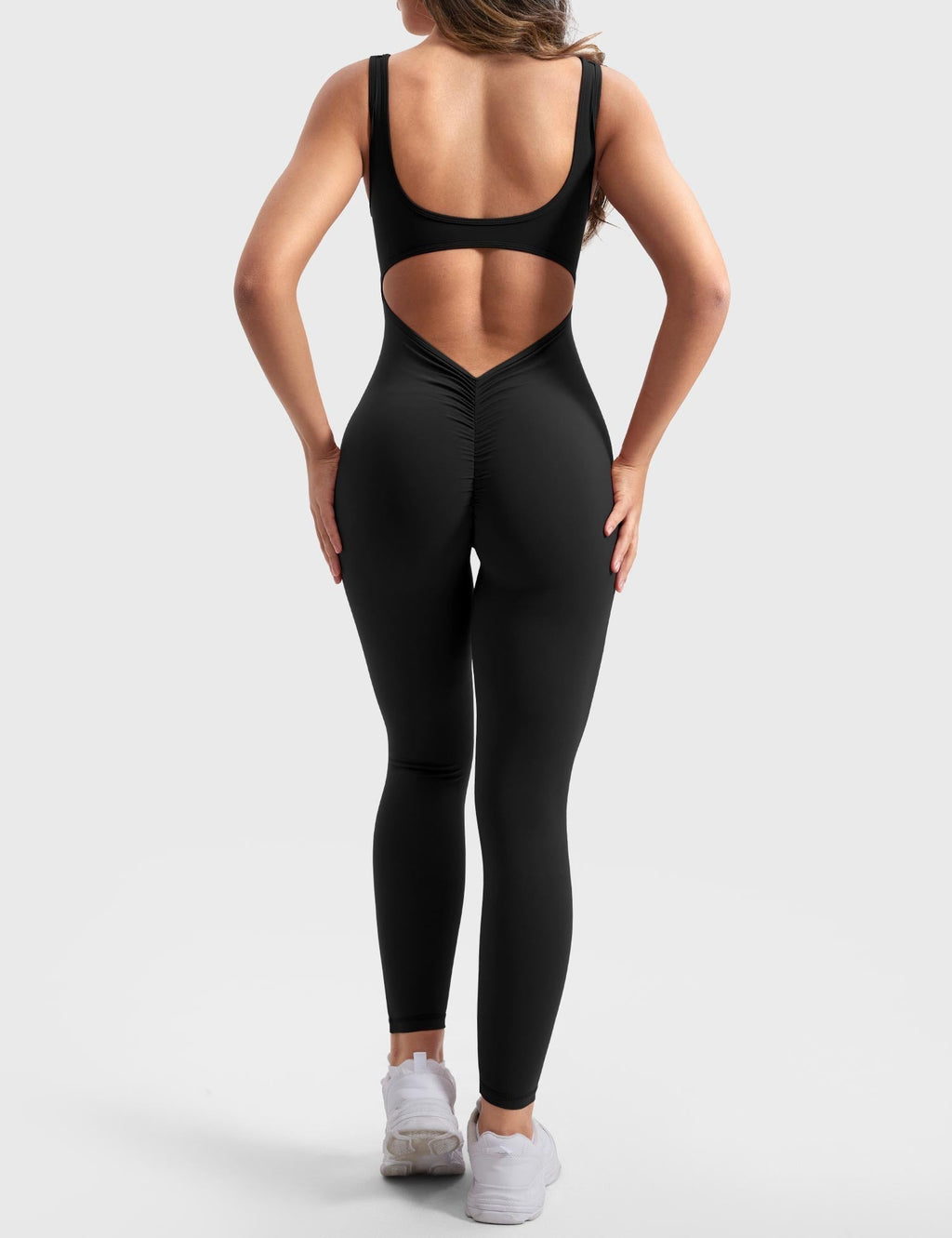 Jumpsuit with a V-back
