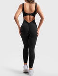 Jumpsuit with a V-back