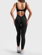 Jumpsuit with a V-back
