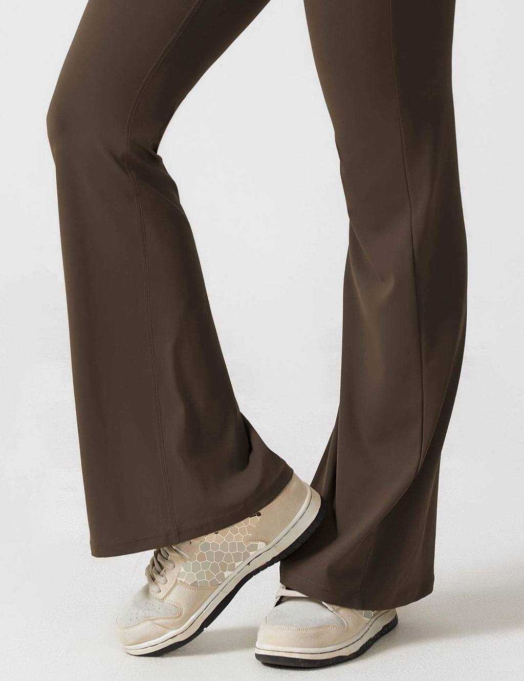 V-Back Flare-Leg Jumpsuit