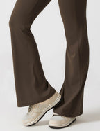 V-Back Flare-Leg Jumpsuit
