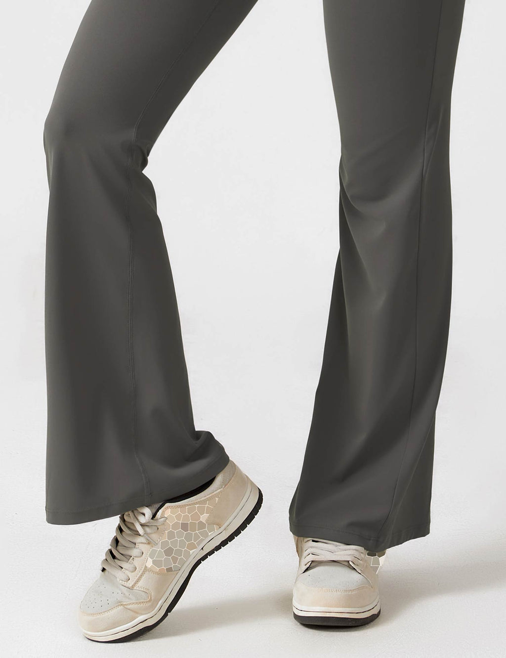 V-Back Flare-Leg Jumpsuit