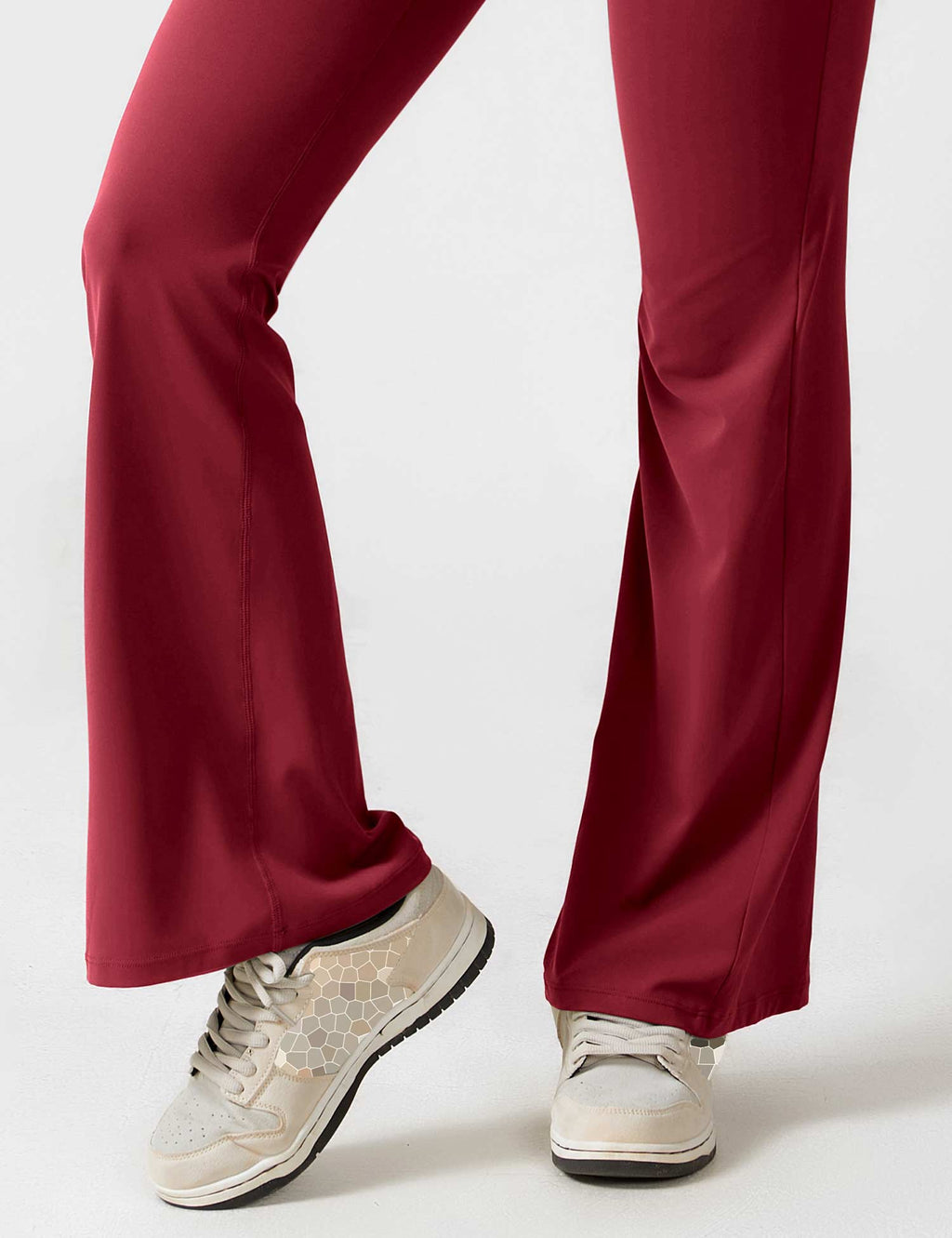 V-Back Flare-Leg Jumpsuit