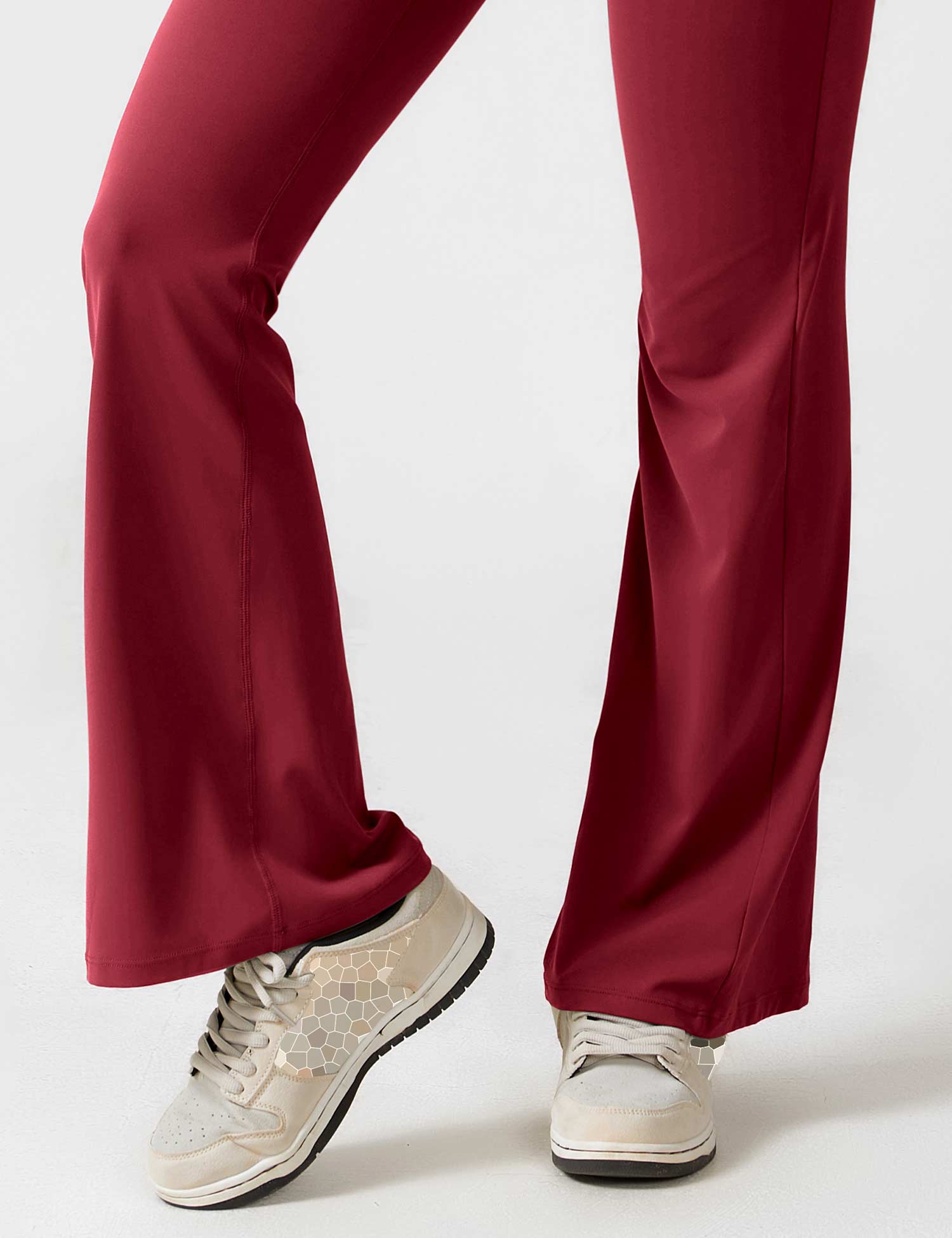 V-Back Flare-Leg Jumpsuit