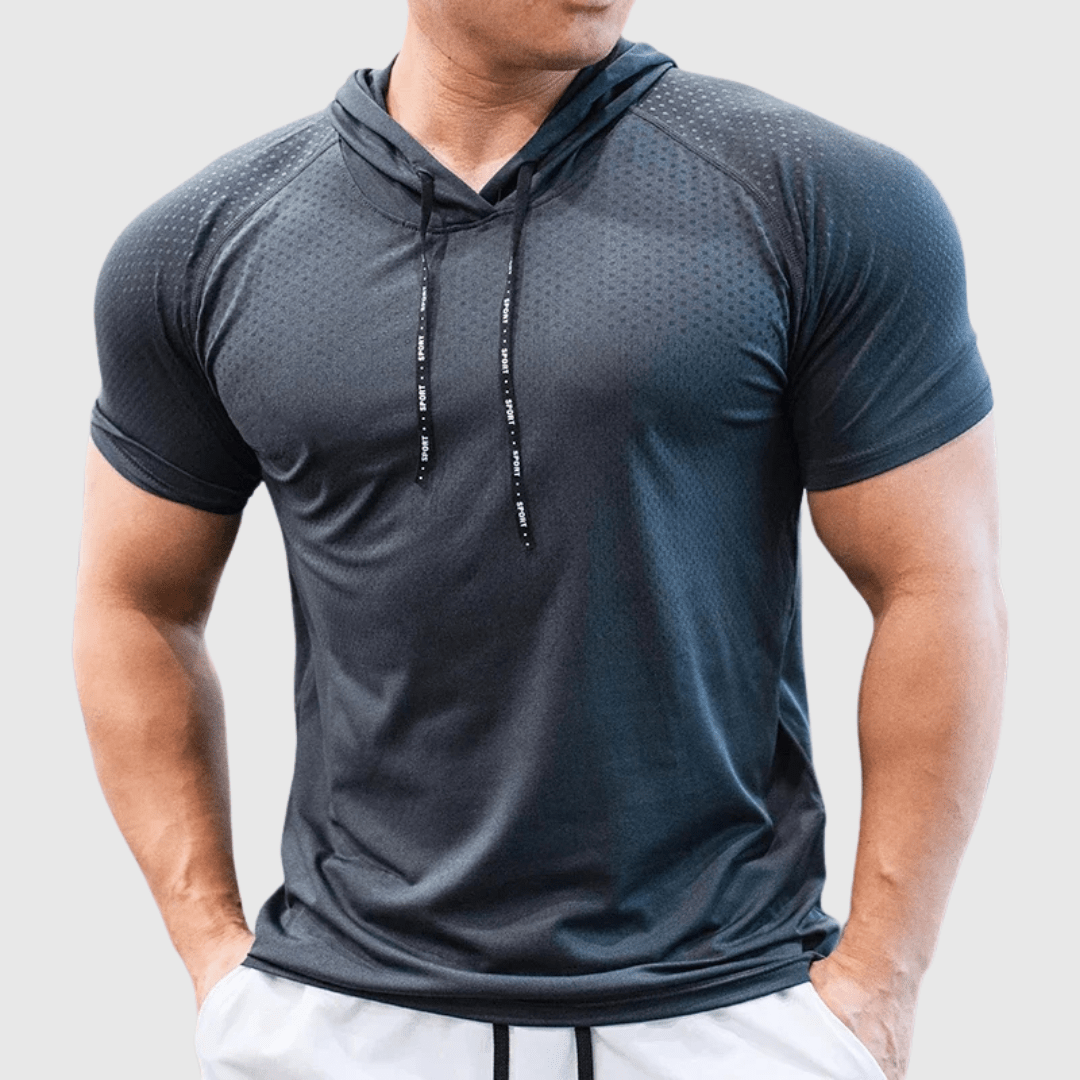 Muscle Short Sleeve Hoodie