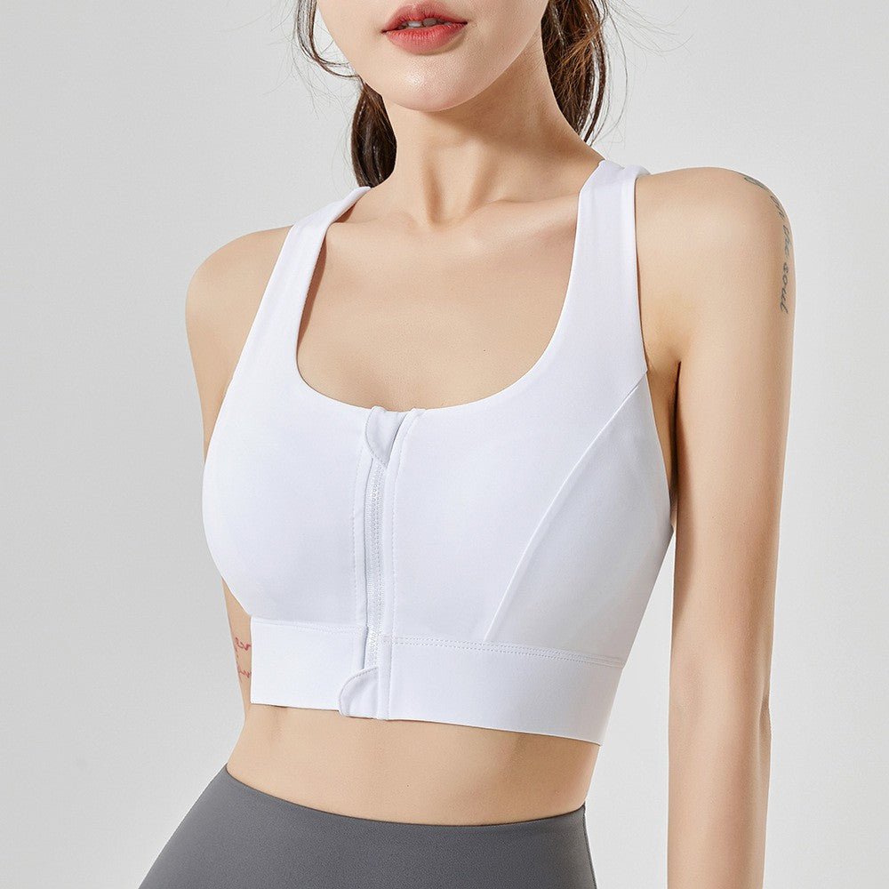 Sports Bra with a Zip