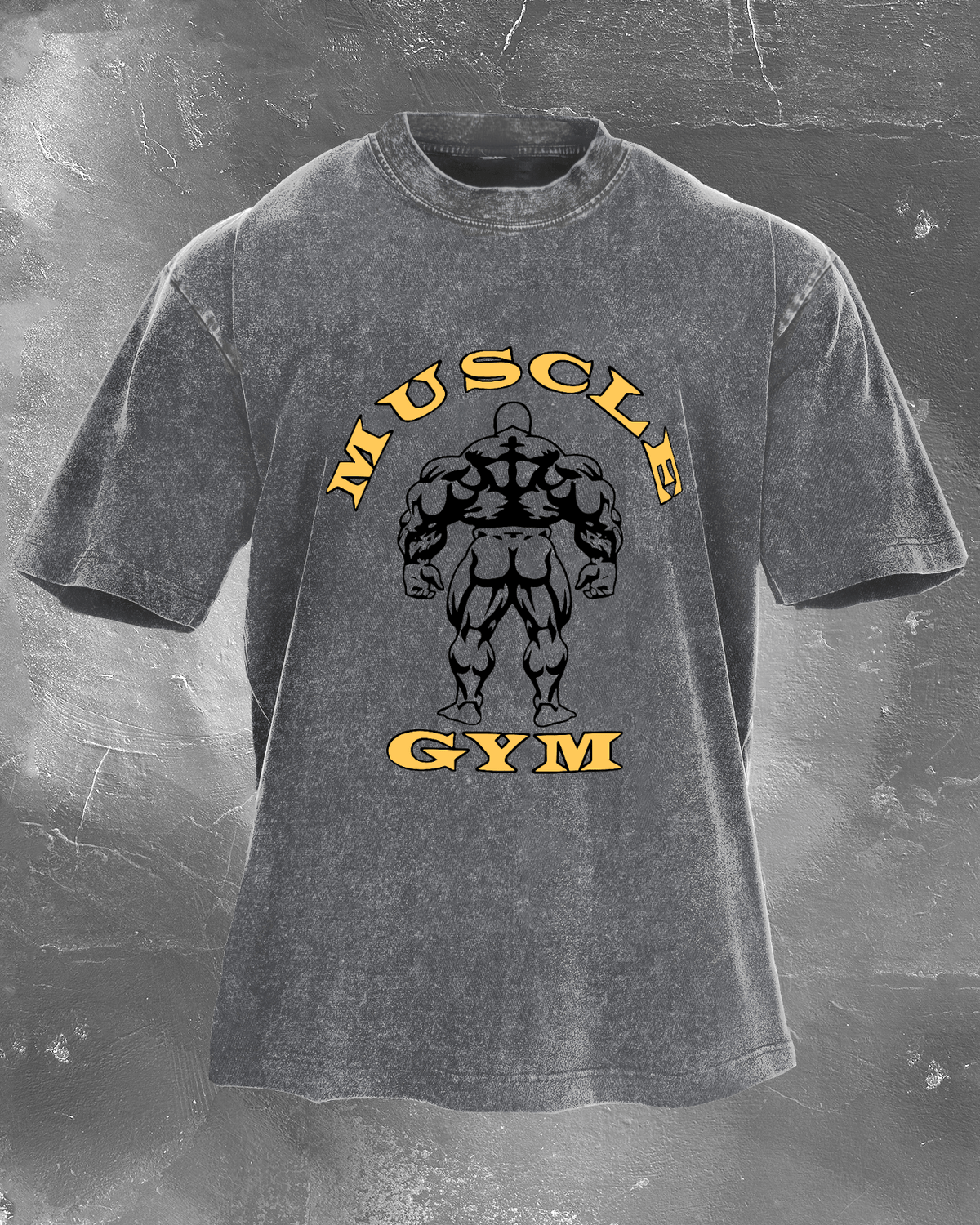 Muscle Gym Washed T-Shirt