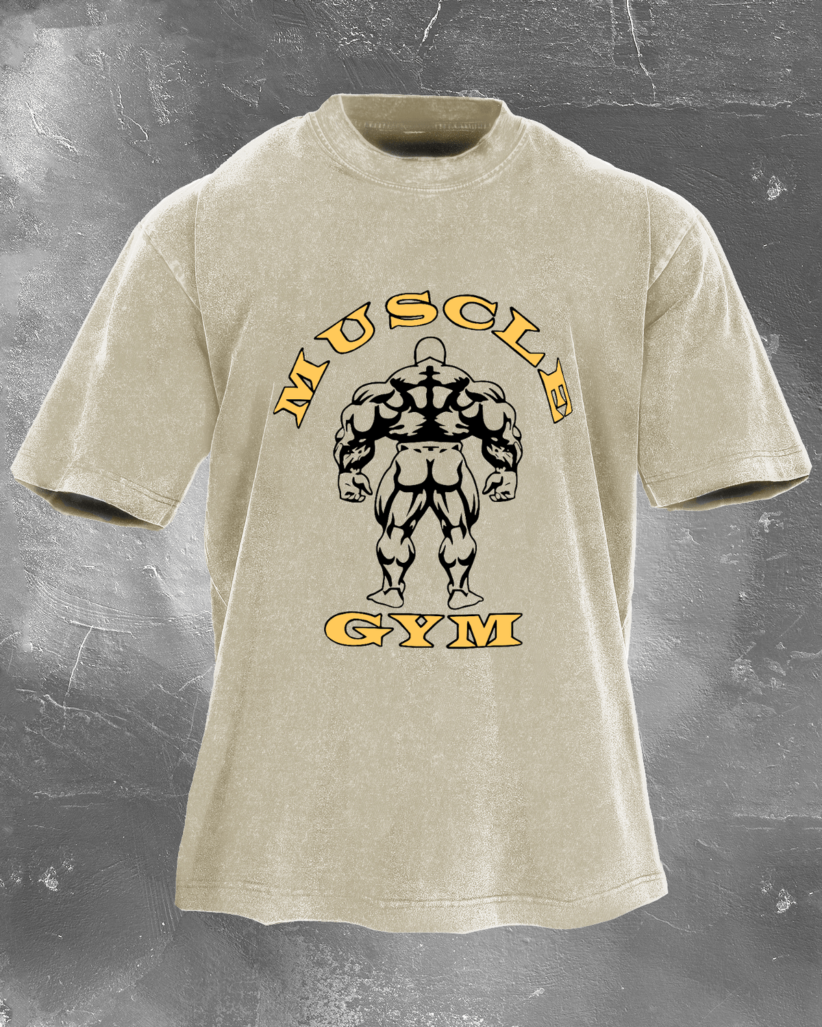 Muscle Gym Washed T-Shirt