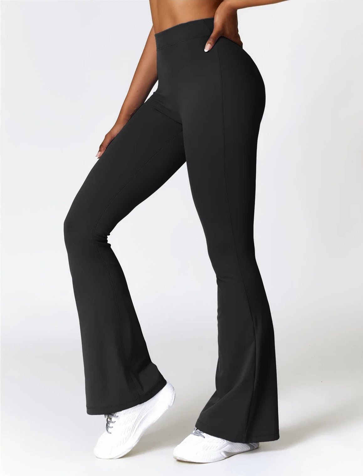 V-Back Flare Leggings