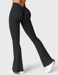 V-Back Flare Leggings