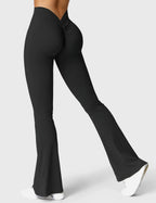 V-Back Flare Leggings