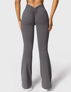 V-Back Flare Leggings