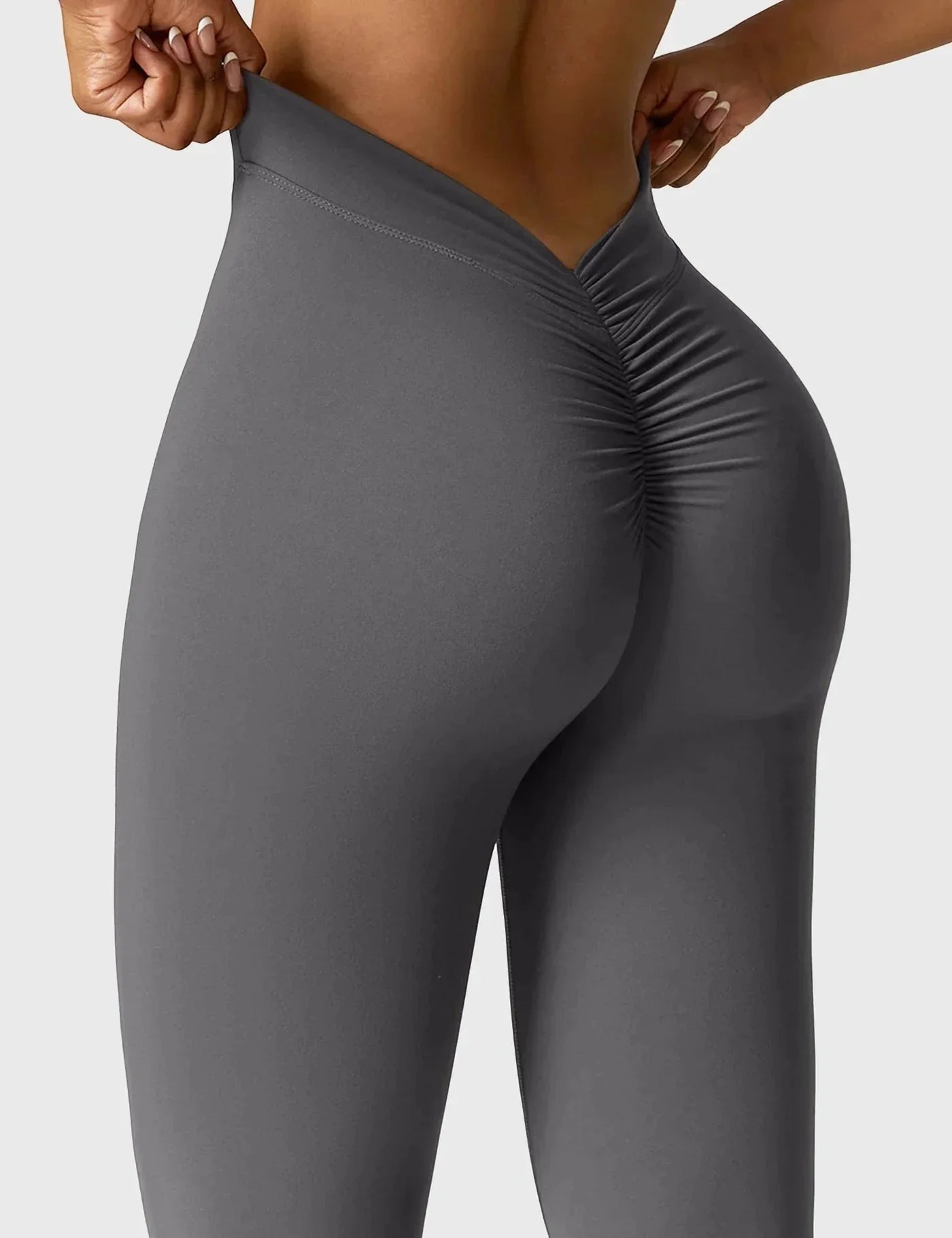 V-Back Flare Leggings