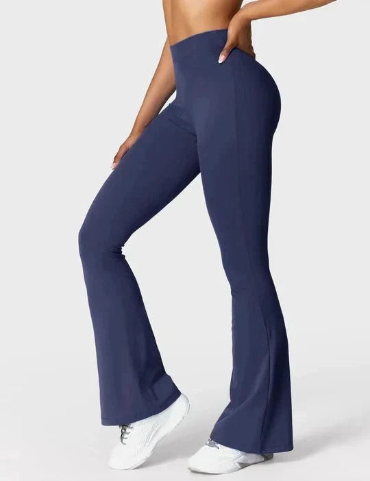 V-Back Flare Leggings