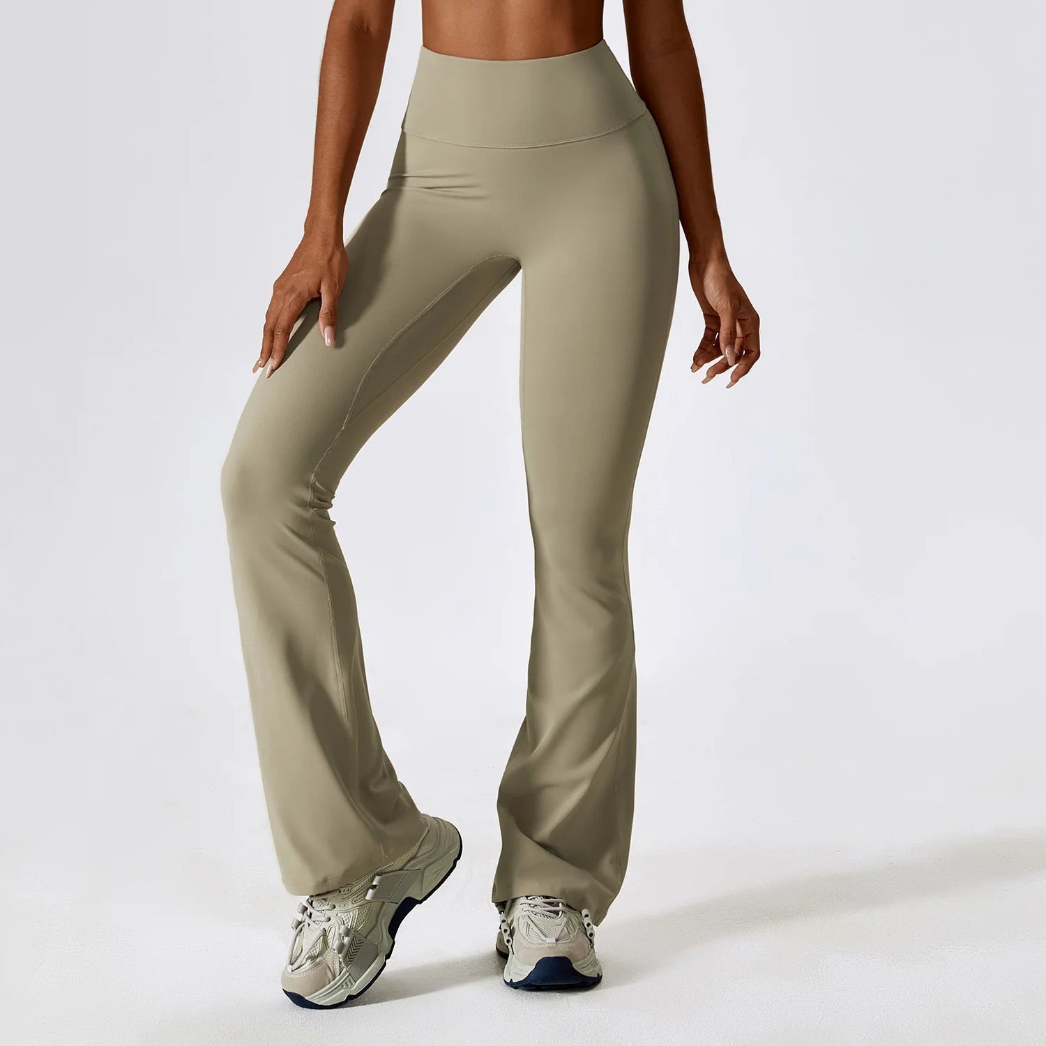 Wide-Leg Flare Leggings