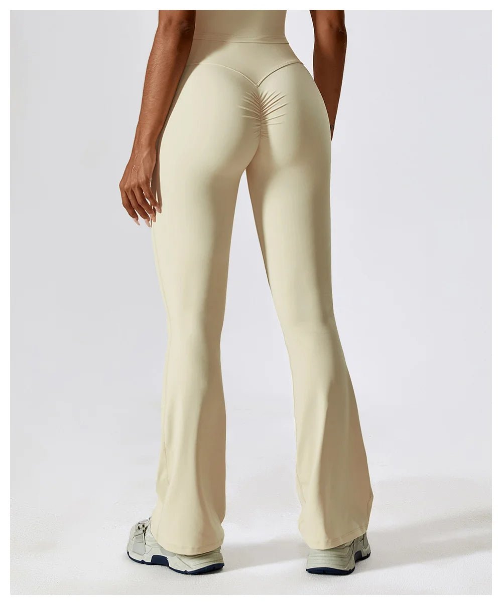 Wide-Leg Flare Leggings