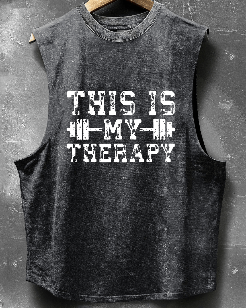 This Is My Therapy Sleeveless Tank Top
