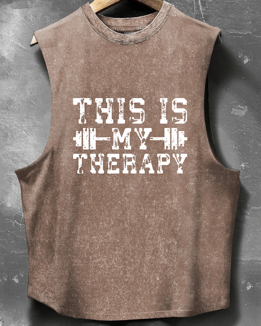This Is My Therapy Sleeveless Tank Top