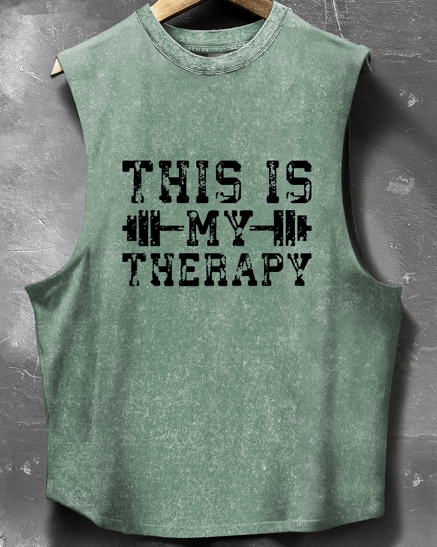 This Is My Therapy Sleeveless Tank Top