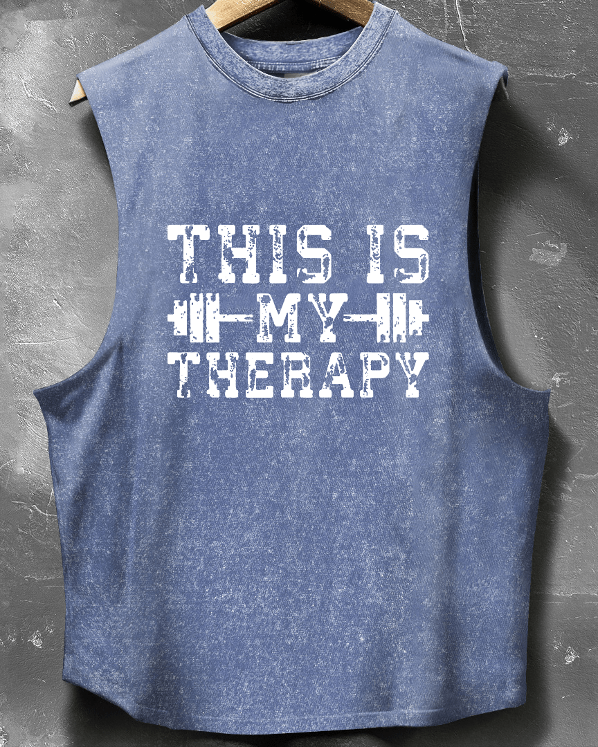 This Is My Therapy Sleeveless Tank Top