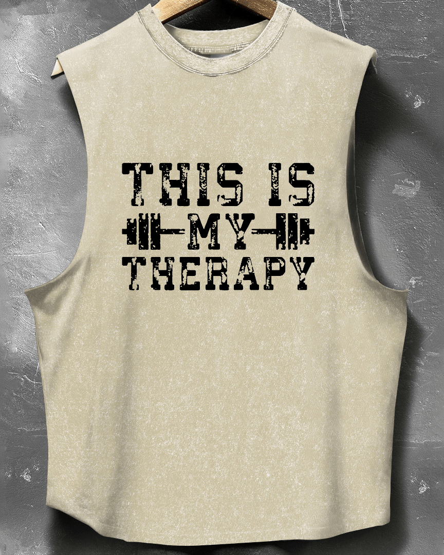 This Is My Therapy Sleeveless Tank Top
